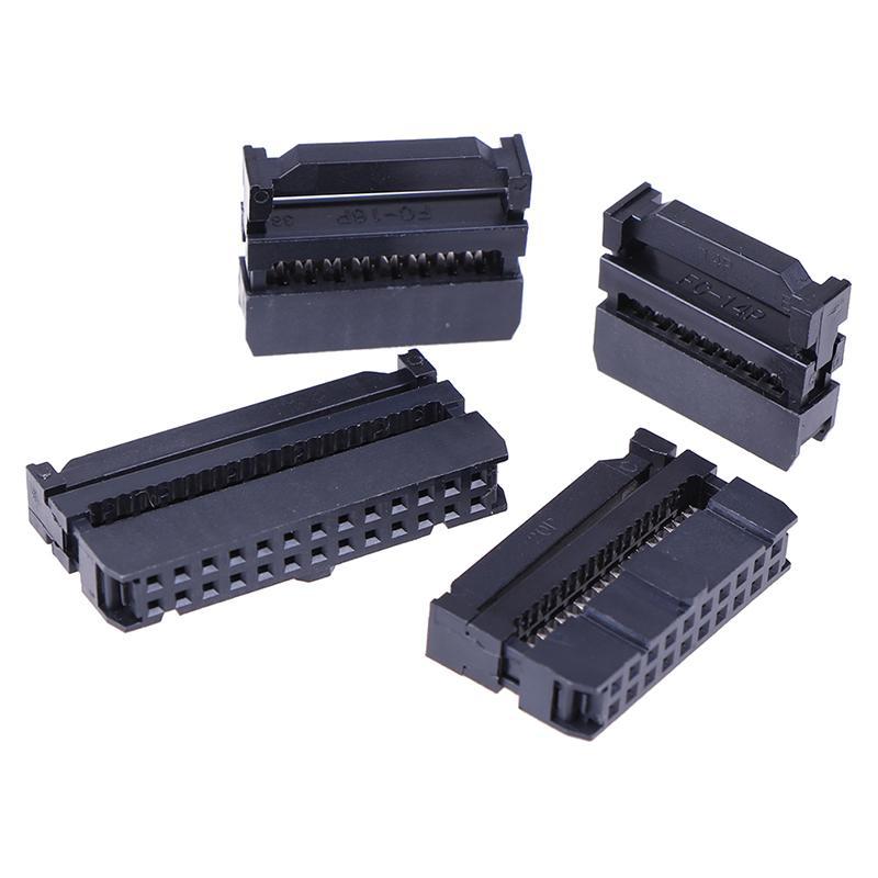 ซ็อกเก็ตเชื่อมต่อ IDC ISP JTAG 2.54 มม. สําหรับสายเคเบิล 6P 8P 10P 12P 14P 16P 18P 20P 20 ชิ้น