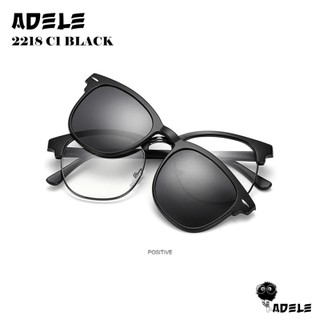 กรอบแว่นสายตา ADELE AD2218 BLACK กรอบแว่น + เลนส์กรองแสง