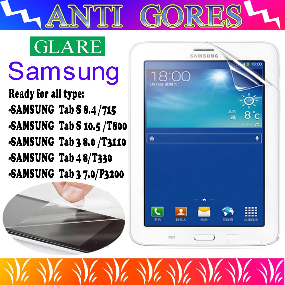 ป้องกันรอยขีดข่วน Samsung TAB 3 8.0 INCH T3110 T3100 T310 T311 T315 / ACE 4 G313 V+ / Samsung S2 i91