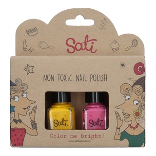 SATI - สีทาเล็บ NAIL POLISH LEMON &amp; PINK ROSE NP011