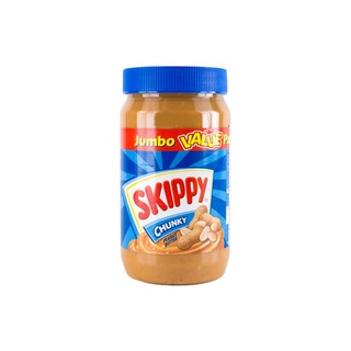 สกิปปี้ เนยถั่วทาขนมปัง ชนิดบดหยาบ 1 กิโลกรัม Skippy Chunky Peanut Butter 1 kg