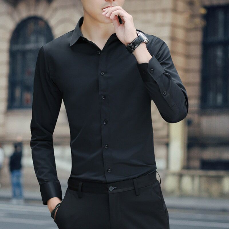 Men's business shirt long sleeve shirt New casual shirt เสื้อเชิ้ตผู้ชาย