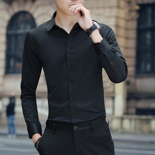 Mens business shirt long sleeve shirt New casual shirt เสื้อเชิ้ตผู้ชาย