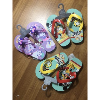 รองเท้าแตะแบบหนีบ👣ลาย Disney Mickey Minnie Mouse Flip flop🐭🎀