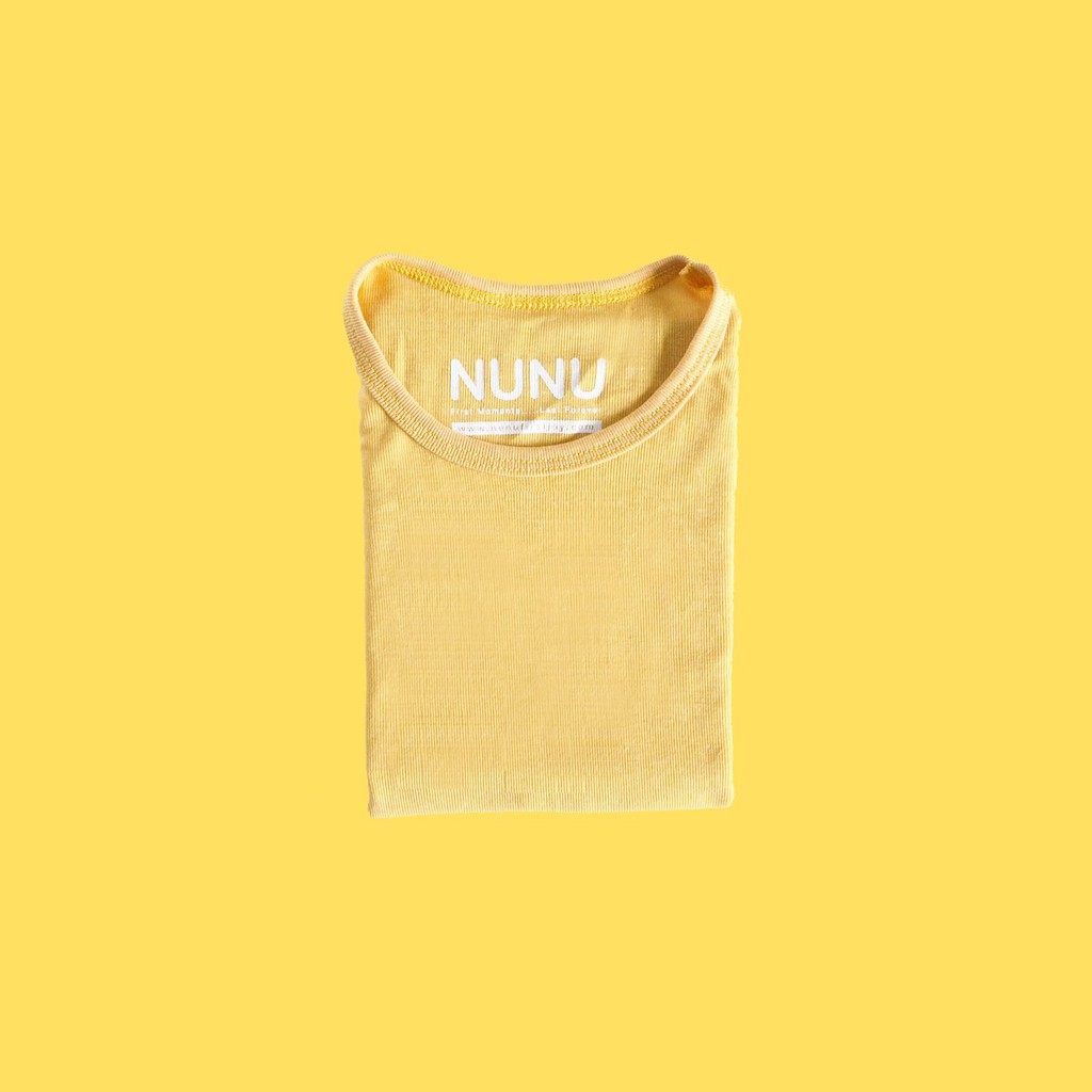 NuNu Essential Tee (Mustard)/ เสื้อยืดสีเหลือง