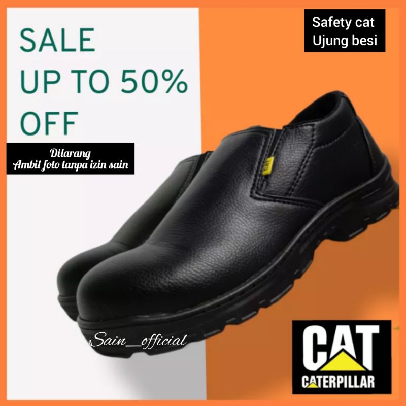 Cat Slip On Safety Shoes Mens Steel Toe Safety Shoes