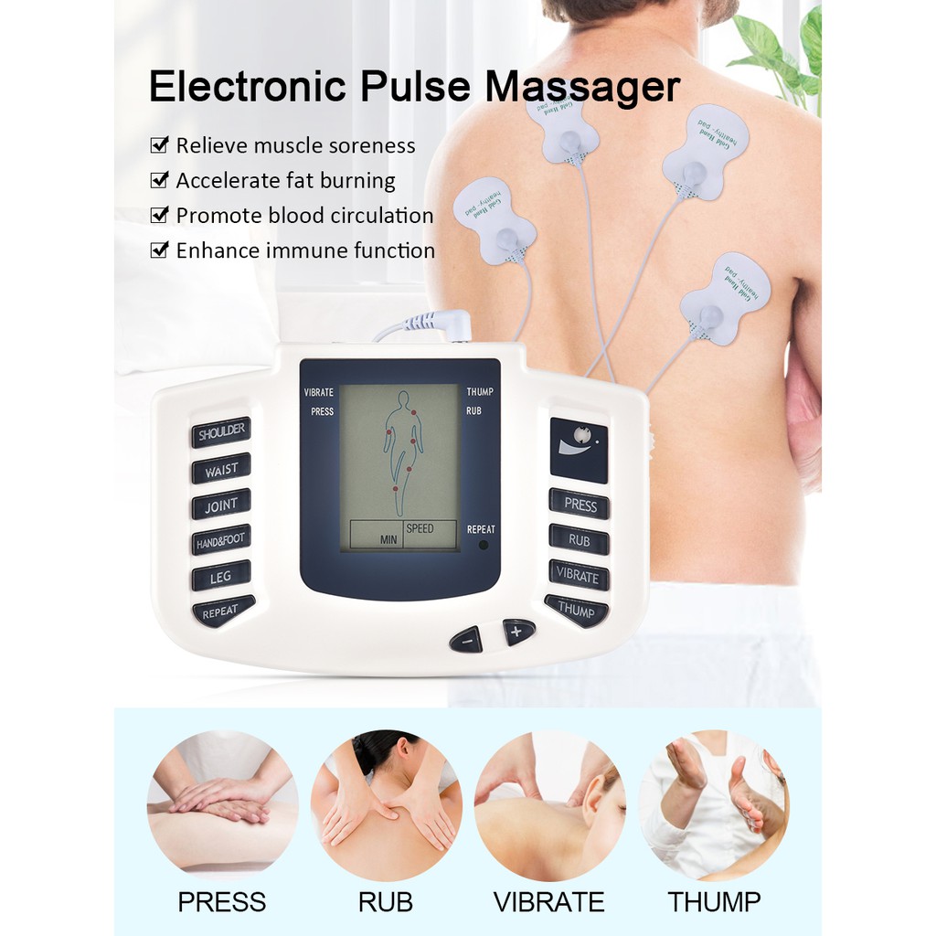 นวดขาElectric Tens Muscle Stimulator Digital Muscle Theray Full Body ...