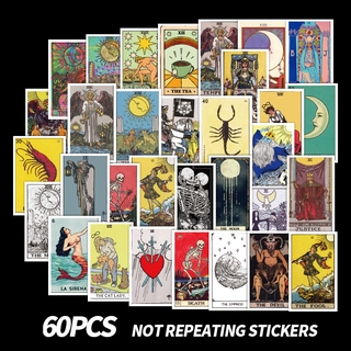ไพ่ทาโรต์ สติกเกอร์ 60 ชิ้น / เซ็ตสติ๊กเกอร์กันน้ำสำหรับของเล่น