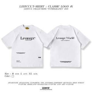 เสื้อยืดแขนสั้น  "TYPOGRAPHY #1" LEONYX T-SHIRT