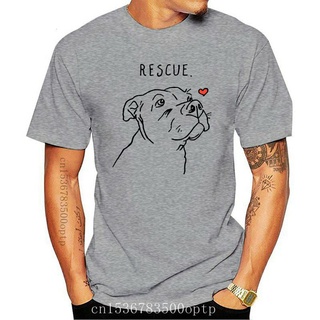 เสื้อยืดผ้าฝ้ายพิมพ์ลายผู้ชาย T เสื้อกู้ภัยสุนัข Pitbull Rescue Mom ยอมรับ Don T T เสื้อ 2022 ฤดูร้อนใหม่ Mens tshirt