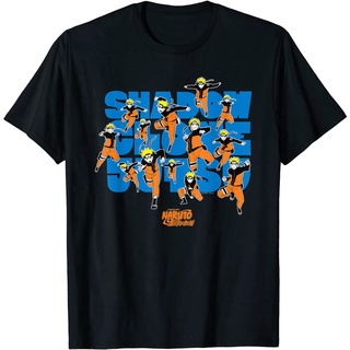 แขนสั้นcrew neckไอเทมเด็ด!!เสื้อยืด พิมพ์ลาย Naruto Shippuden Akatsuki แฟชั่นสําหรับครอบครัวS-XXXXL