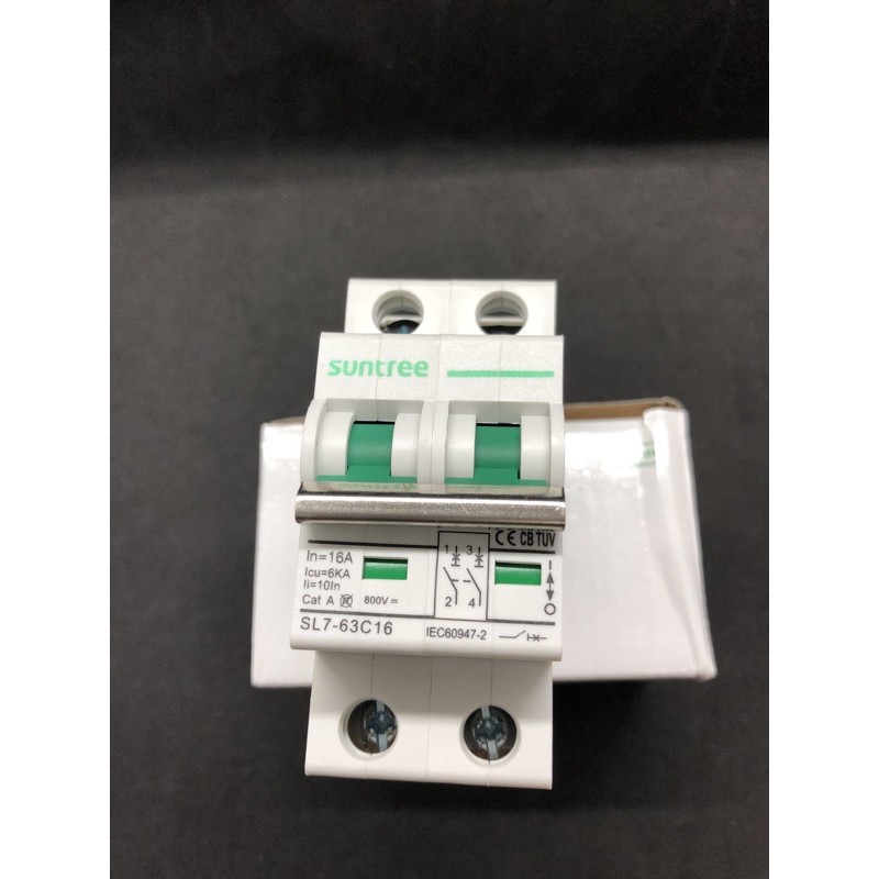 Suntree breaker DC เบรกเกอร์ ดี.ซี.กระแส 16A 550V