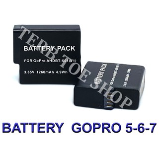 (PACK2) GoPro HERO7 Black / GoPro HERO6 Black / GoPro HERO5 Black / GoPro HERO 2018 Battery for For GoPro5,GoPro6,GoPro7