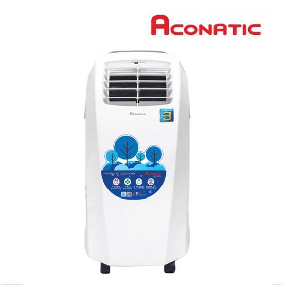 ❄ส่งฟรี❄ Aconatic แอร์เคลื่อนที่ ขนาด 9000 BTU รุ่น AN-PAC09L