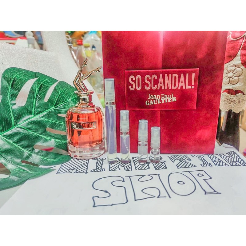แบ่งขายน้ำหอมแบรนด์แท้ใหม่🔥 น้องยกขา JEAN PAUL GAULTIER  SCANDAL/So Scandal/ By Night EDP กดจากขวดให