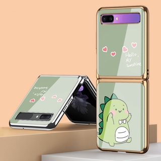 เคสโทรศัพท์มือถือลายการ์ตูนไดโนเสาร์สําหรับ Samsung Galaxy Z Fold2 W21 Z