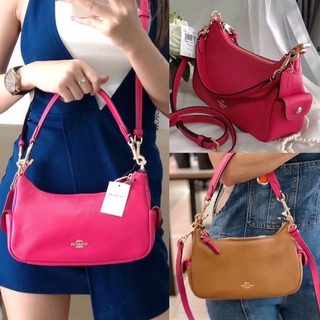 🎀 (สด-ผ่อน) กระเป๋า สีชมพู 9.5 นิ้ว C8156 C7222 PENNIE SHOULDER BAG 25