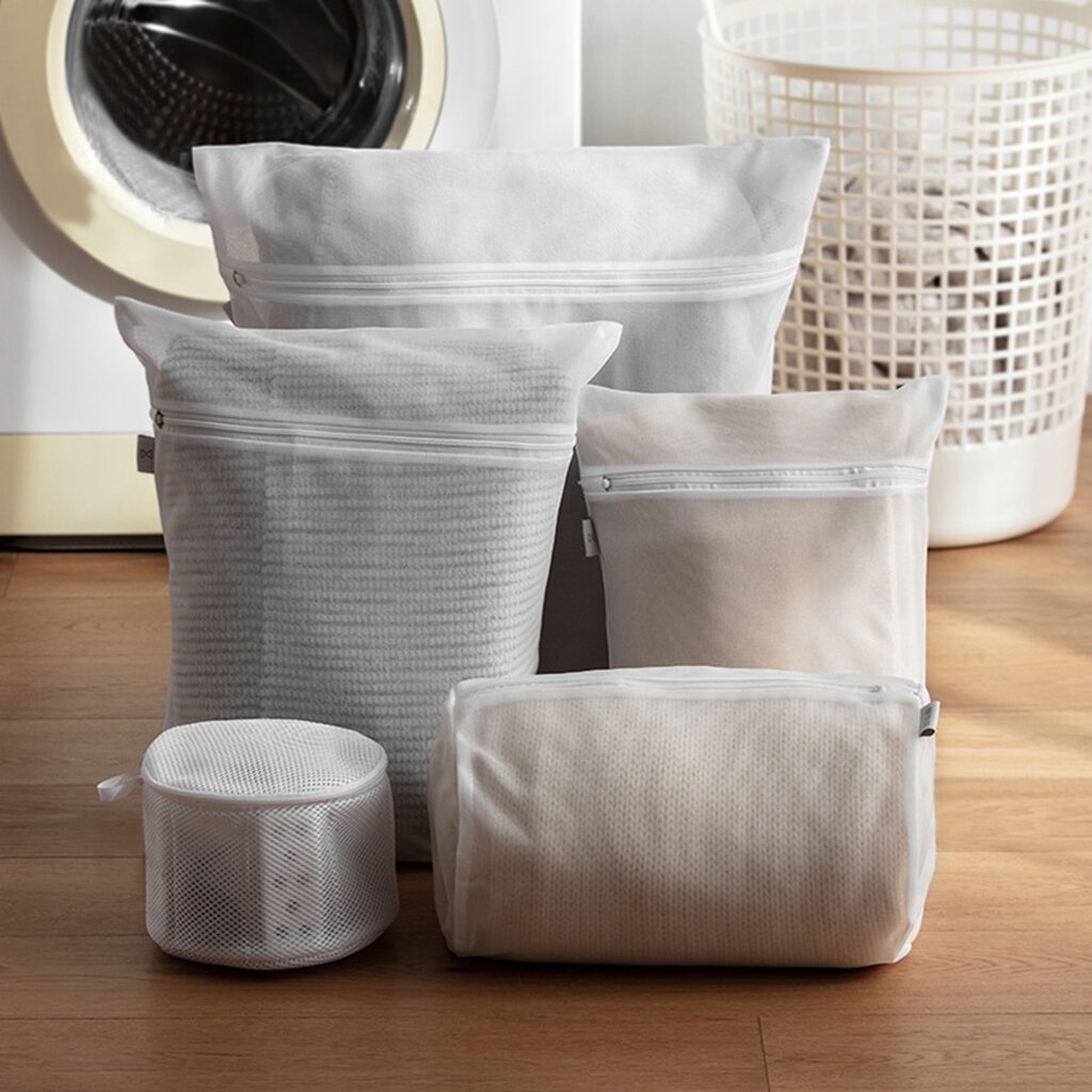 Omocha | ถุงซักผ้า ถุงตาข่ายซักผ้า Wash Bag ถุงซักผ้าเครื่องซักผ้า ป้องกันผ้าเสียทรง
