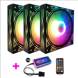 ชุดพัดลม ระบายความร้อน เคส COOLMOON RGB Billow x3+ปรับไฟ สินค้าใหม่ ราคาสุดคุ้ม พร้อมส่ง ส่งเร็ว ประกันไทย CPU2DAY