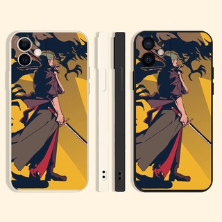 Roronoa Zoro เคสไอโฟน 12 promax 8 พลัส ONE PIECE iPhone 11 14 13 pro max 7 8 plus se2020  case Xr Xs X max เคส นิ่ม