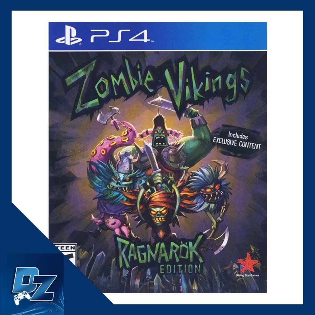 Zombie Vikings PS4 Games มือ 2 Used สภาพดี แผ่นใสกิ๊ง [แผ่นเกมส์ PS4] [แผ่น PS4 แท้] [PS4 Game]