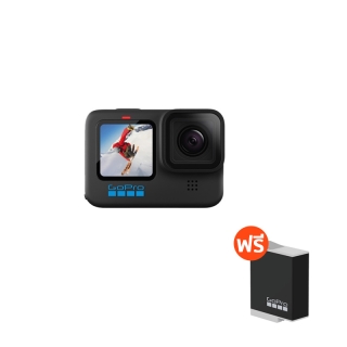 GoPro HERO10 Black กล้องโกโปร Action Camera ประกันศูนย์ไทยจากตัวแทนจำหน่ายโดยตรง ส่งฟรี กล้องถ่ายใต้น้ำ กล้องติดรถแข่ง