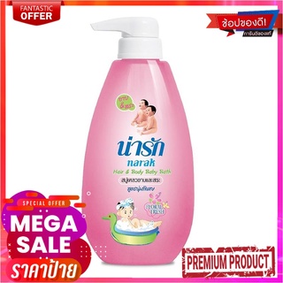 น่ารัก สบู่เหลวอาบและสระ ฟลอรัล เฟรช 456 มล.Narak Hair &amp; Body Baby Bath Floral Fresh 456 ml