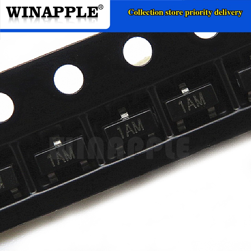 100 ชิ้น MMBT3904LT1G 1AM MMBT3904 2N3904 3904 SOT23-3
