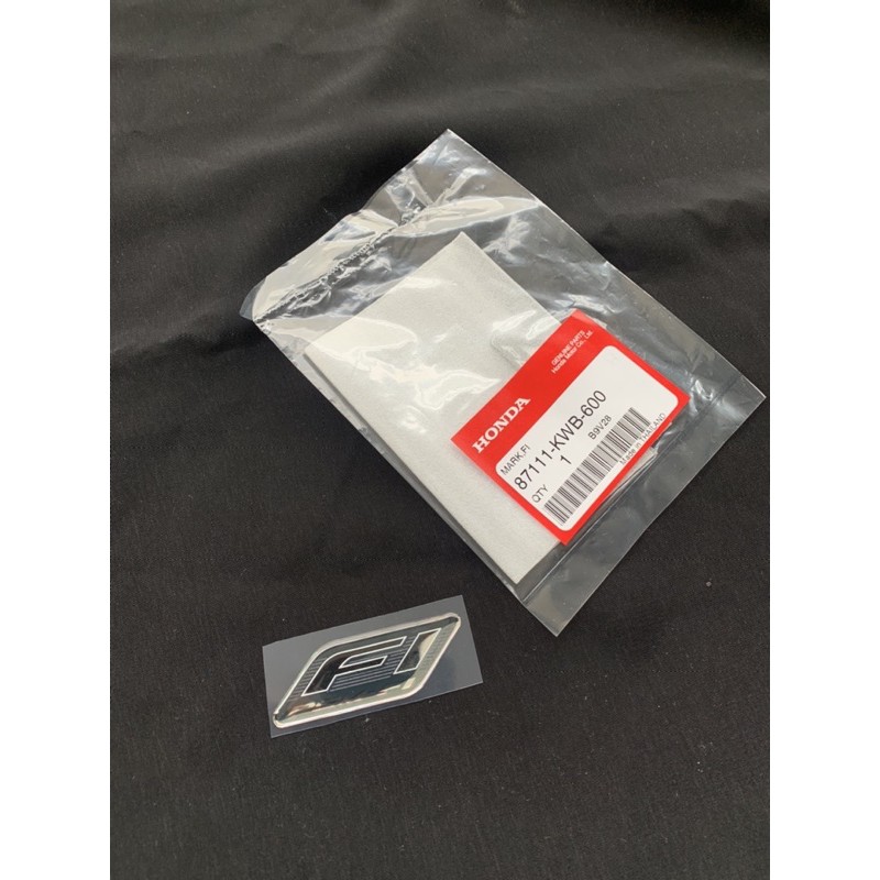 PGM - สติ๊กเกอร์ PGM Fi ดั้งเดิม honda thailand สีดํา