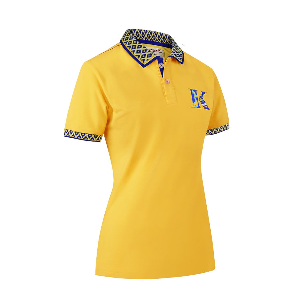 เสื้อโปโล kufkolar P41-YELLOW.