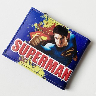 Shopee 9.9 SUPER กระเป๋าสตางค์ ลายตัวละคร Superman Image Sp-202 สําหรับเด็กผู้ชาย