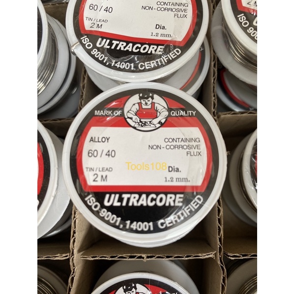 ULTRACORE ตะกั่วบัดกรี 2 เมตร ขนาด 1.2 มิล อัลตร้าครอ ของแท้