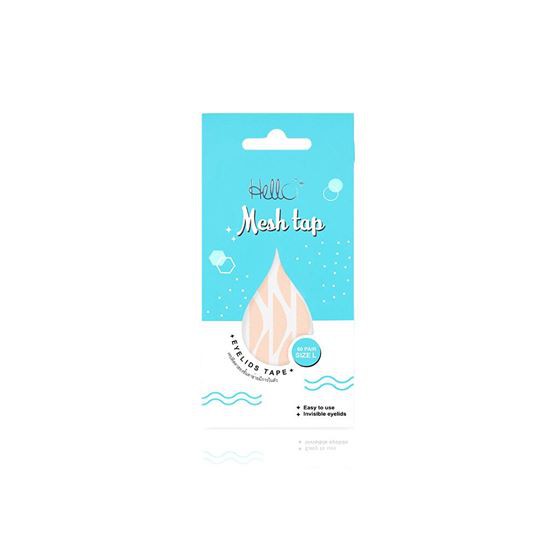 HELLO MESH TAP EYELIDS TAPE SIZE L 60 PAIRS (เทปติดตาสองชั้นตาข่ายมีกาวในตัว ไซส์ L)