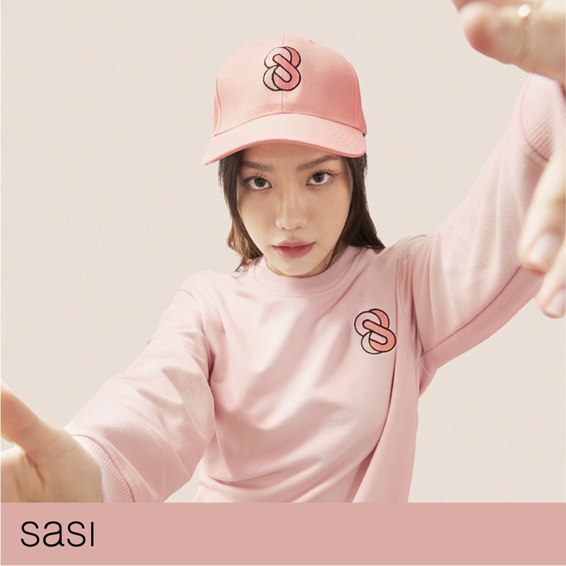 sasi ศศิ เสื้อยืดแขนยาว สีชมพู คอลเล็กชัน เกิร์ล แคน / Girls Can Long Sleeve T-Shirt in Pink