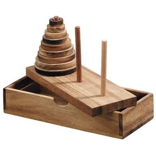 เกมส์ไม้ เจดีย์จีน เกมพัฒนาสมอง Tower of Hanoi (7,9) Rings เกมปริศนาไม้ จัดส่งทุกวัน