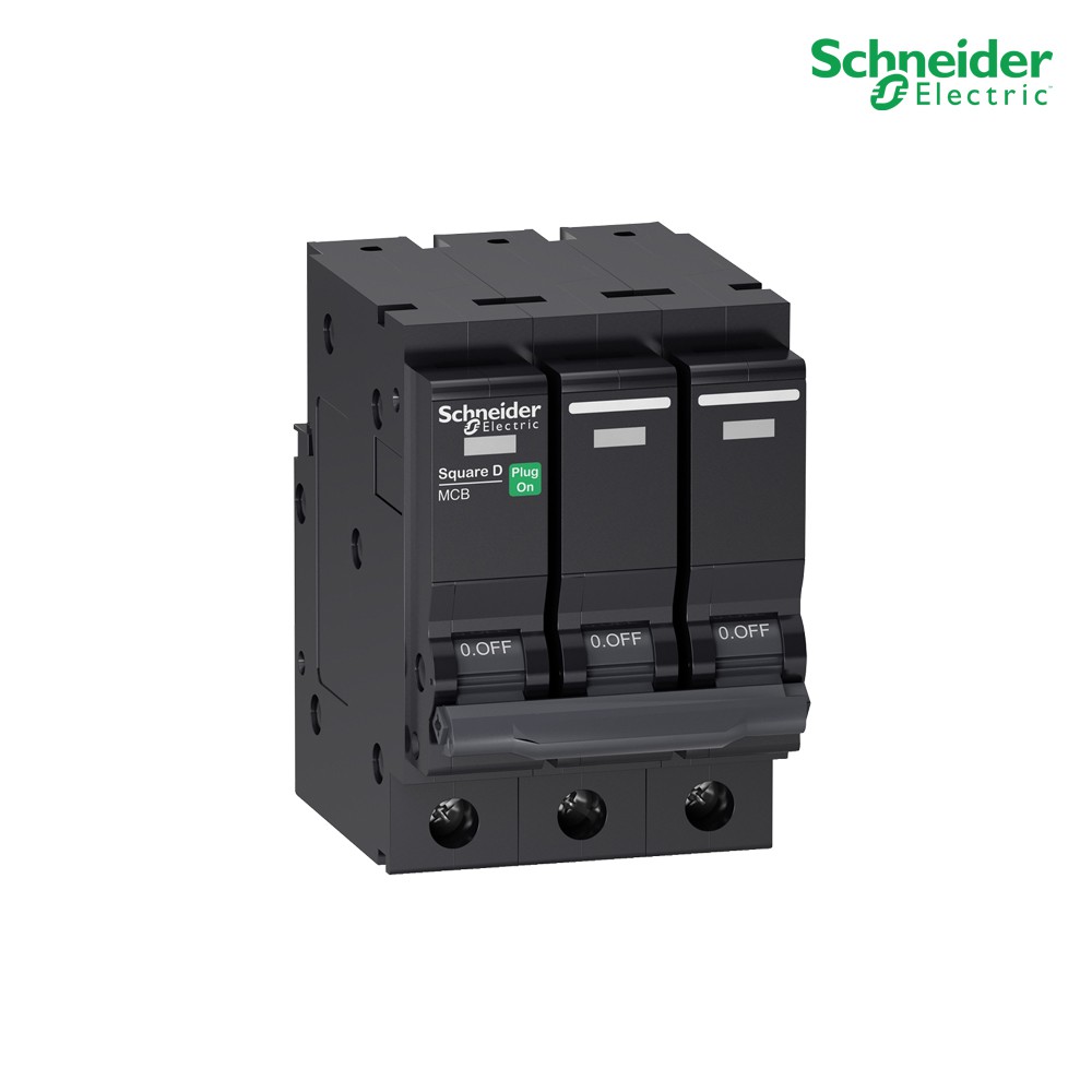 Schneider Electric - QOvs เซอร์กิตเบรกเกอร์ ลูกย่อยชนิด 63 แอมป์ 3 โพล 6kA_QO363VSC6T ที่ร้าน PlugOn