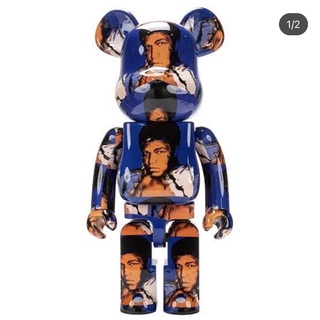 bearbrick andy warhol muhamedali 1,000%