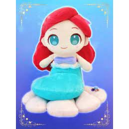 ตุ๊กตาเจ้าหญิงแอเรียล [Toreba Exclusive] Ariel My Cute Princess Deformed Plushy (ตุ๊กตานำเข้าจากญี่ปุ่น)