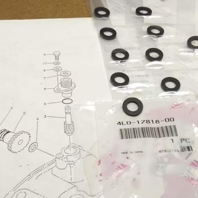 Yamaha rxz135 rd350 ypvs lc สาย rpm oring x1pcs