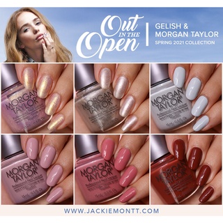 Morgan Taylor nail polish Out in the Open collection 15 ml. สีทาเล็บธรรมดา คอลเล็คชั่นใหม่ รวมสีเฉดเอิธโทน ทาง่าย แห้งไว