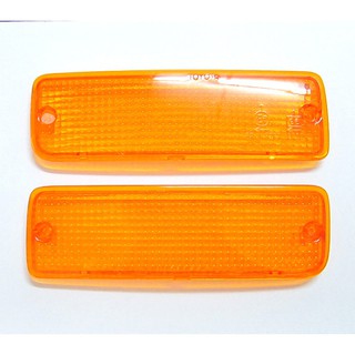 (1คู่) ฝาไฟหรี่กันชน โตโยต้า ไมตี้เอ็กซ์ ปี 1989-1996 ฝาส้ม AMBER LENS PAIR 2/4WD For TOYOTA Hilux MIGHTY-X 1988-97