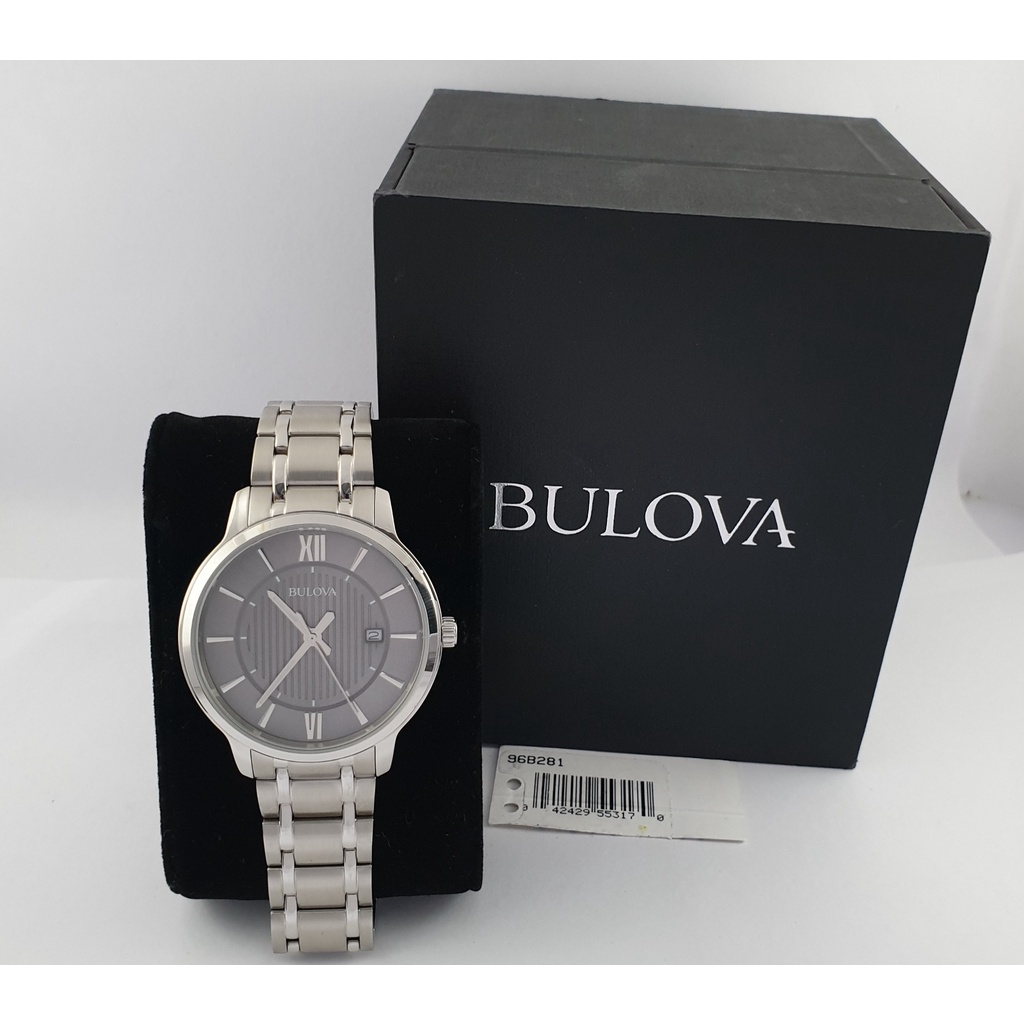 นาฬิกา BULOVA MEN'S 96B281 QURTZ พร้อมกล่อง (สภาพใหม่)