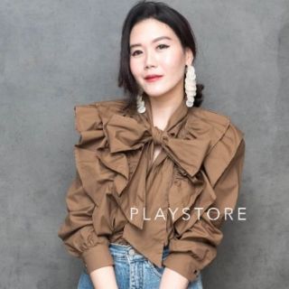 🔥 sale 🔥 เสื้อแขนยาวระบาย 2 ชั้น