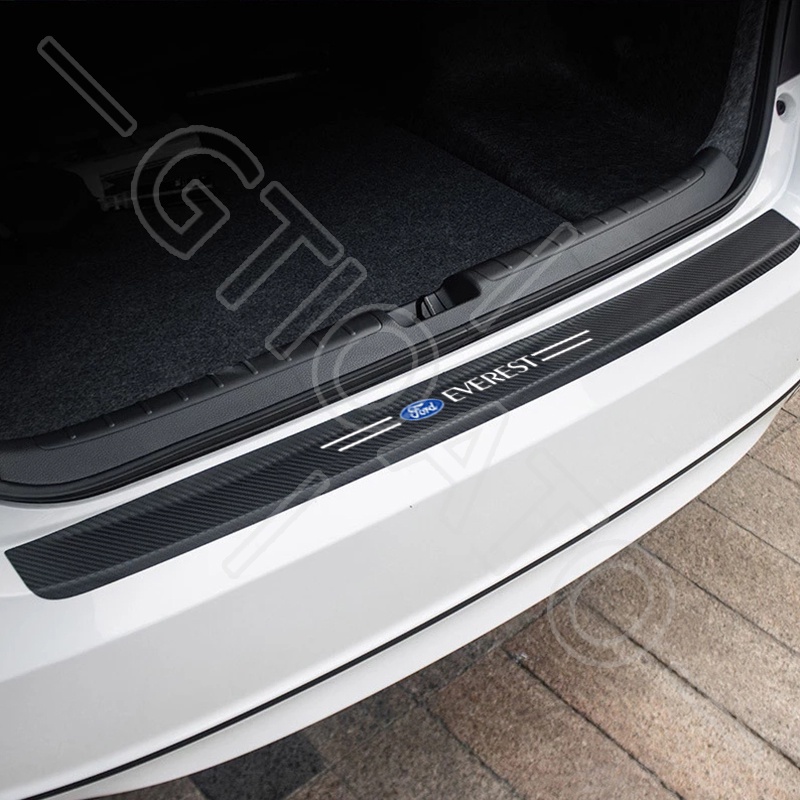 GTIOATO สำหรับ Ford Everest คาร์บอนไฟเบอร์ กันรอยประตูรถยนต์ สติกเกอร์ท้ายรถ แผ่นกันรอยประตูรถยน สติ๊กเกอร์ติดรถ - รูปที่ 2