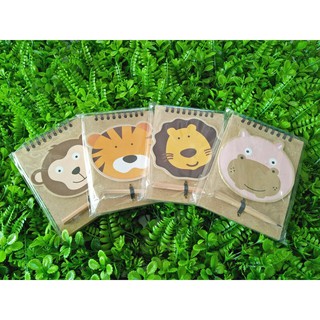 สมุดบันทึก PATCH-WOOD (KIDDY ZOO) [PW422]