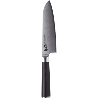 PEARL METAL มีดทำครัว Santoku Damascus Takeo F-2349 Silver 165 มม k069