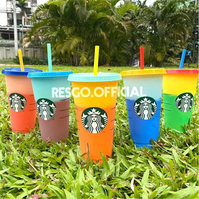 แก้ว Starbucks เปลี่ยนสีได้