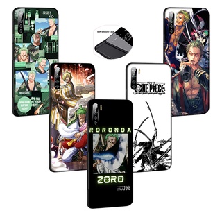 Yl89 เคสป้องกันโทรศัพท์มือถือซิลิโคน แบบนิ่ม ลายอนิเมะ One Piece zoro สําหรับ OPPO A15 A15s A5 A9 A8 A31 A32 A53 A73 2020 F5 F7 F9 Pro A7X