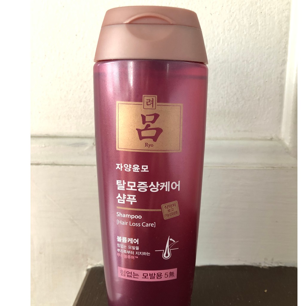 พร้อมส่ง Ryo Jayangyunmo Anit Hair Loss Shampoo ขวดสีชมพูบำรุงรากผม 180 ml