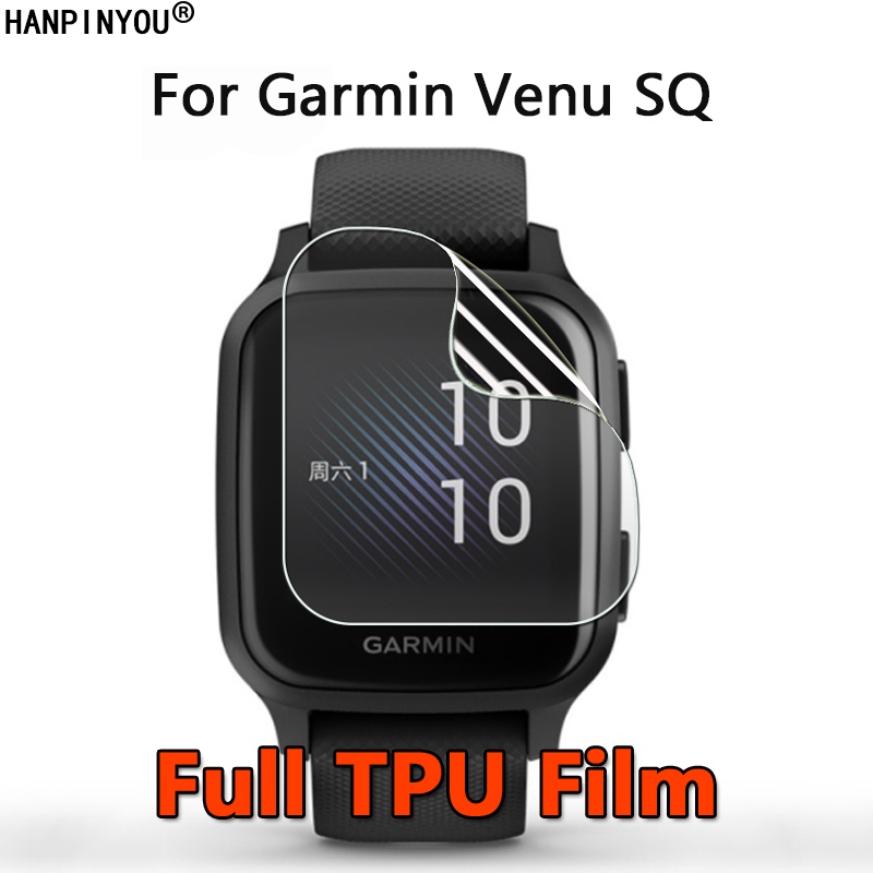 1/3/5/10 ชิ้น สําหรับ Garmin Venu SQ / Music Sport Smart Watch บางพิเศษ ใส เต็มรูปแบบ นิ่ม TPU ซ่อมได้ ฟิล์มไฮโดรเจล ป้องกันรอยขีดข่วน ป้องกันหน้าจอ - ไม่ใช่กระจกนิรภัย